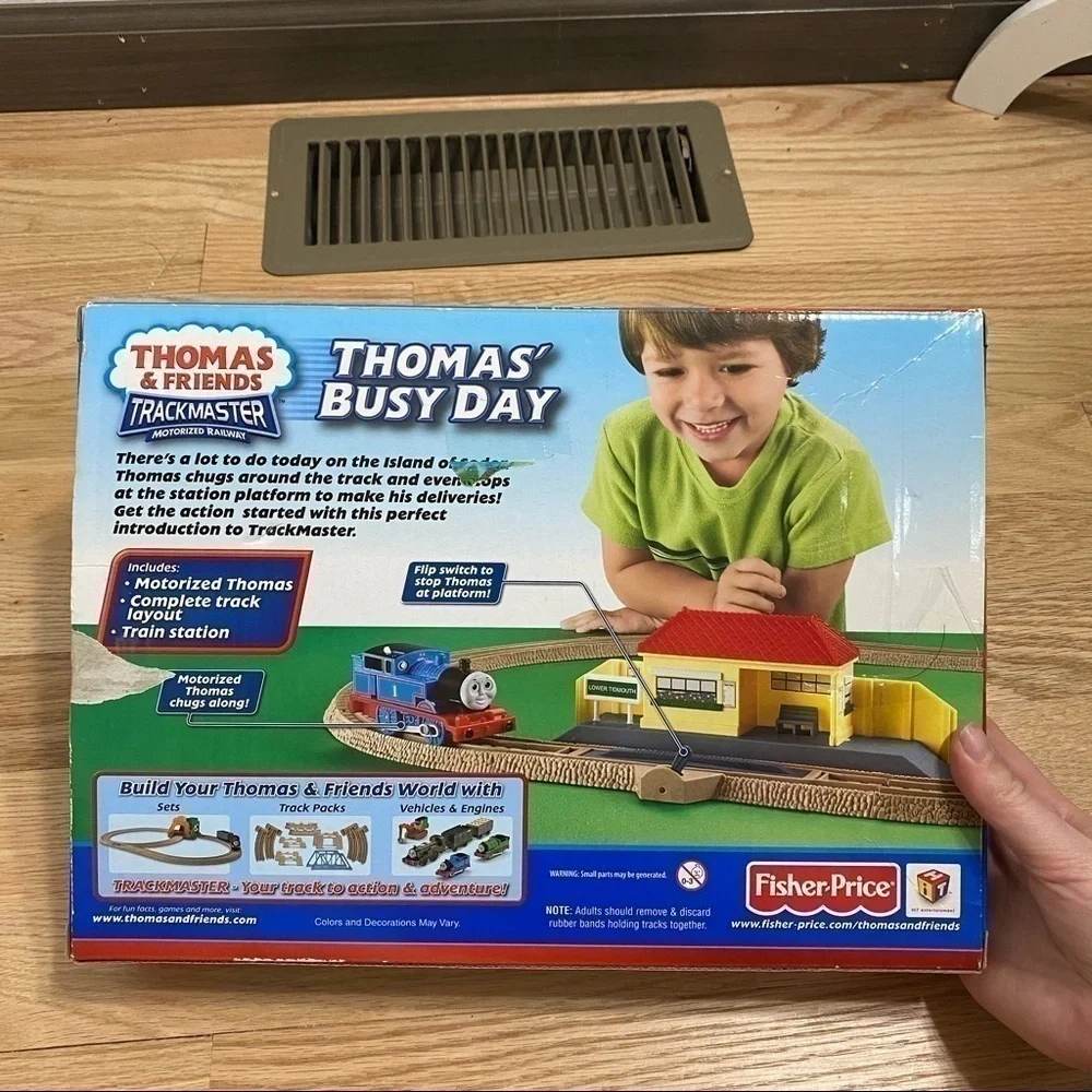 Thomas Busy Day Train Track Starter Set Kids Toy